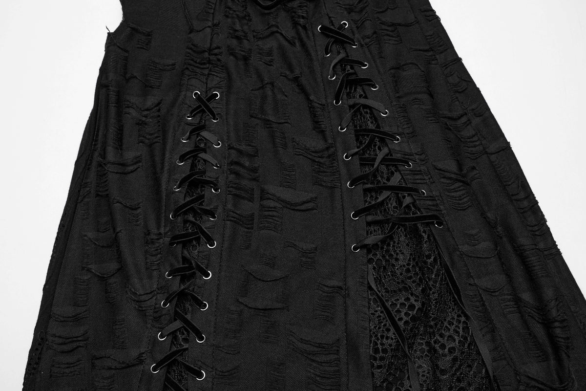 Punk Rave Honey Irregular Split Dress