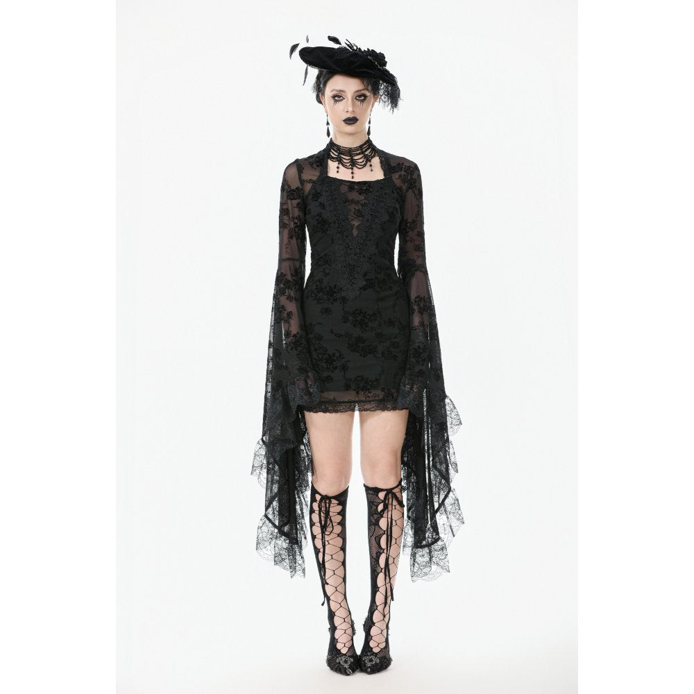 Dark in Love Minerva Bell Sleeve Lace Dress