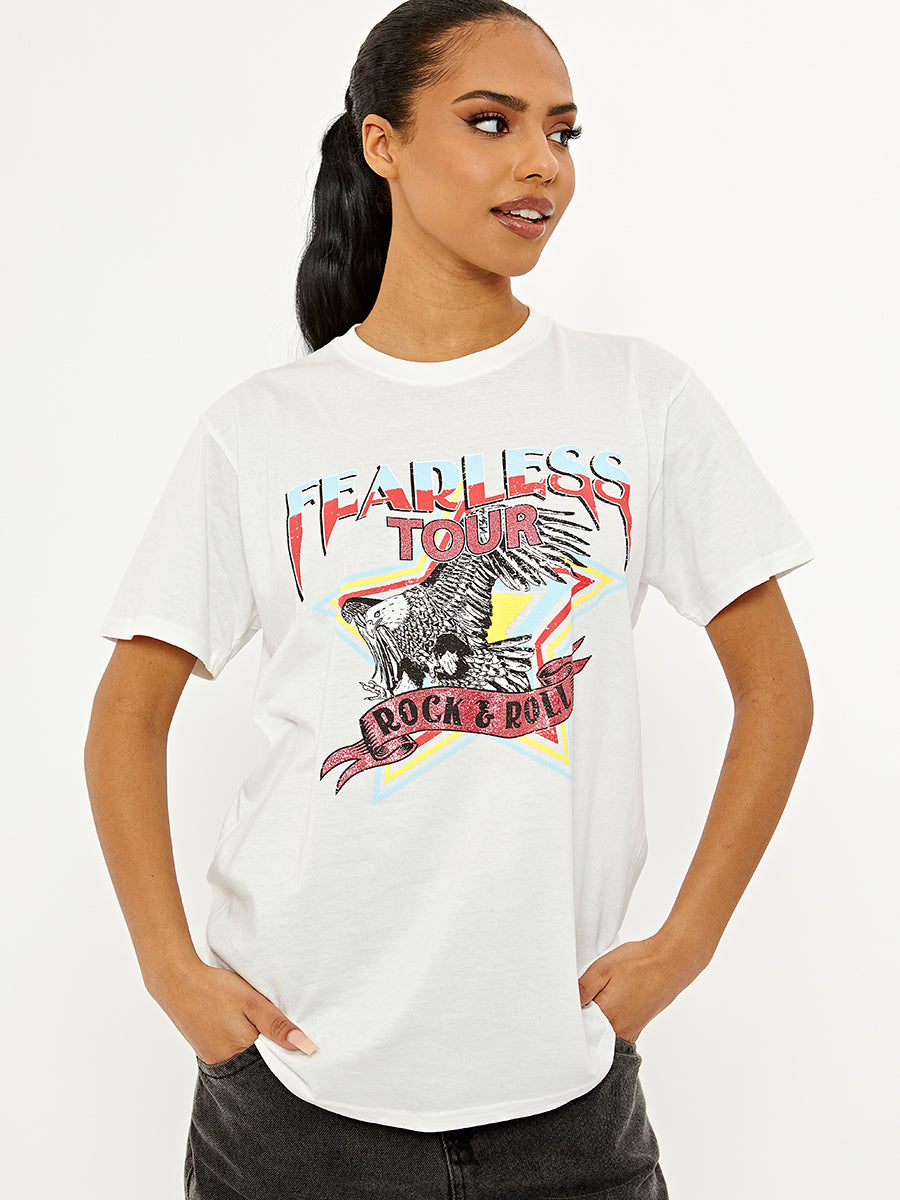 Fearless Tour Graphic Printed T-Shirt