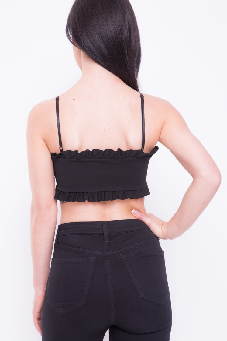 Frill Detail Cami Bralet