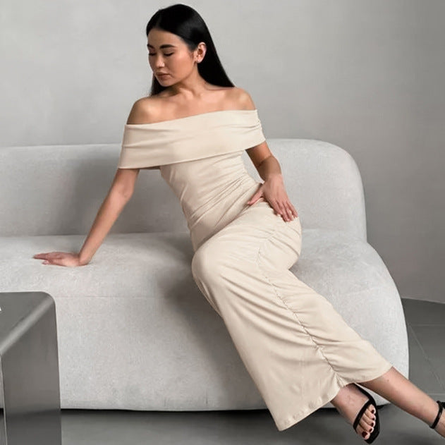 Warm Thermal Fleece Base-layer Tight-fitting Hip-hugging Long Skirt