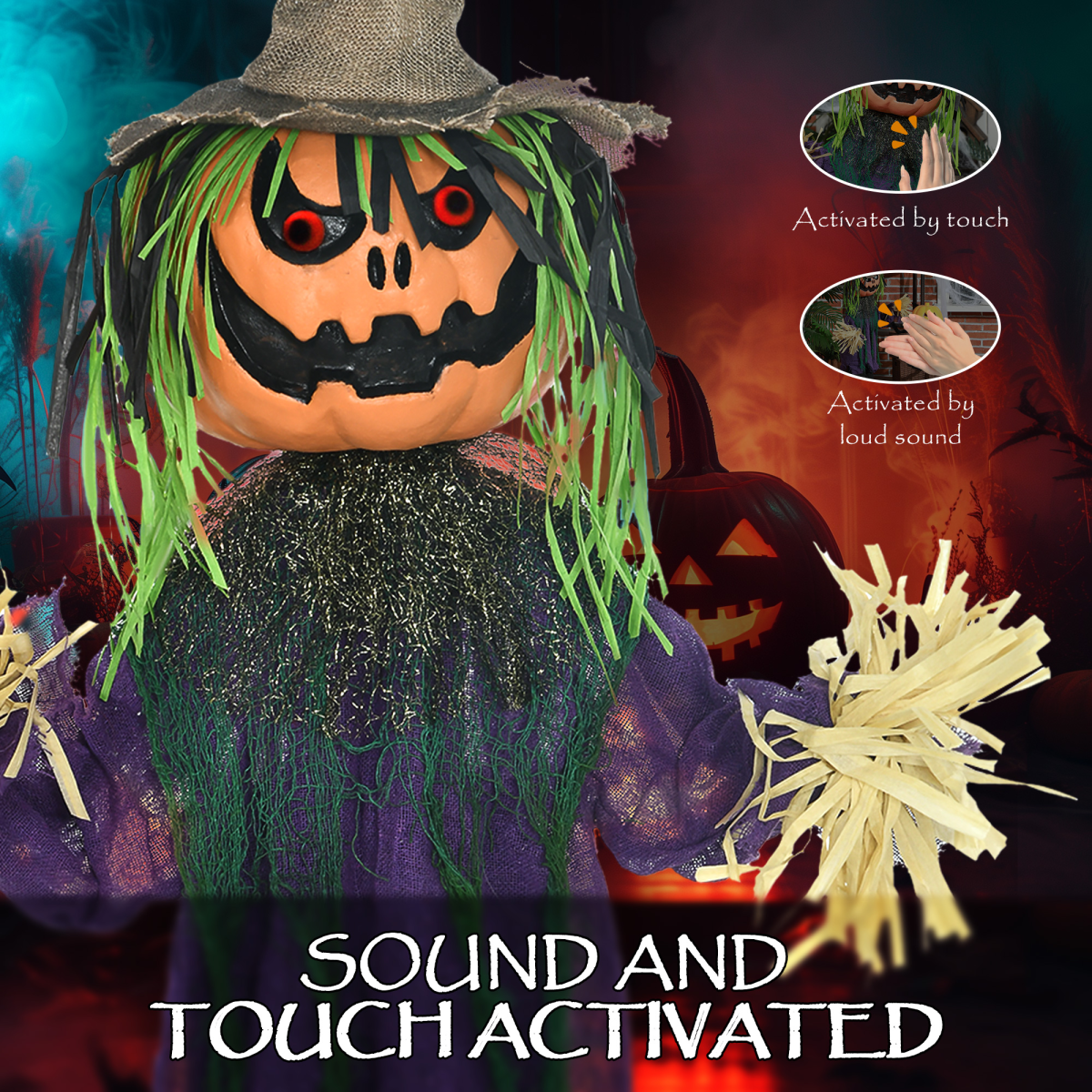 Halloween Pumpkin Animatronic Decoration