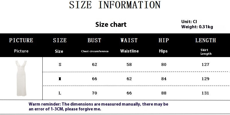 Women's V-neck Knitted Pure Desire Dress Slim Backless