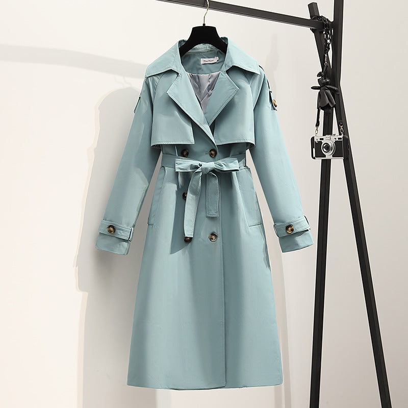 New Hot Sell Small Mid-length Trench Coat