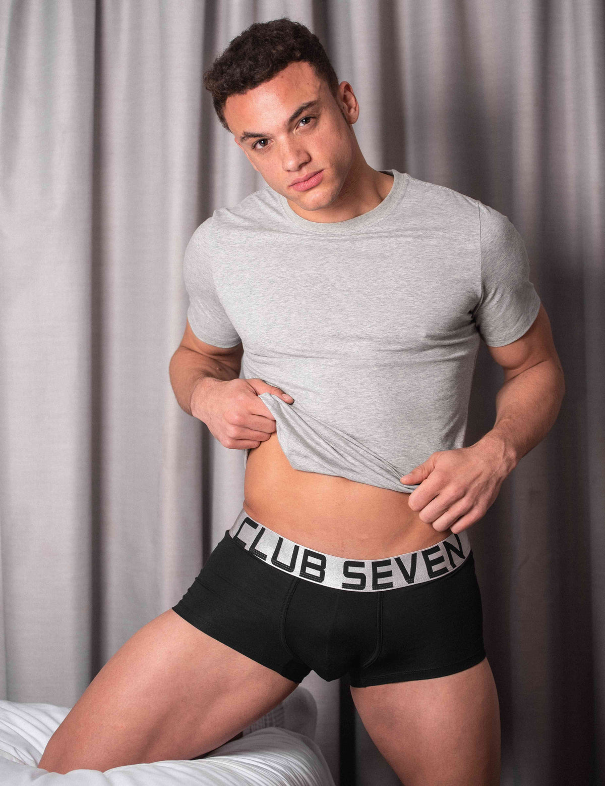 Luxe Men's Grey T-Shirt
