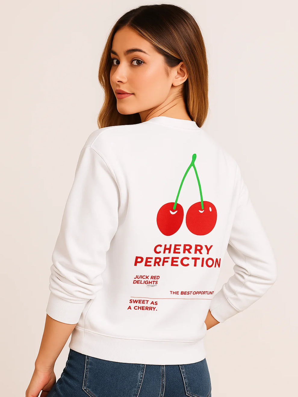 Ladies Cherry Perfection Sweatshirt