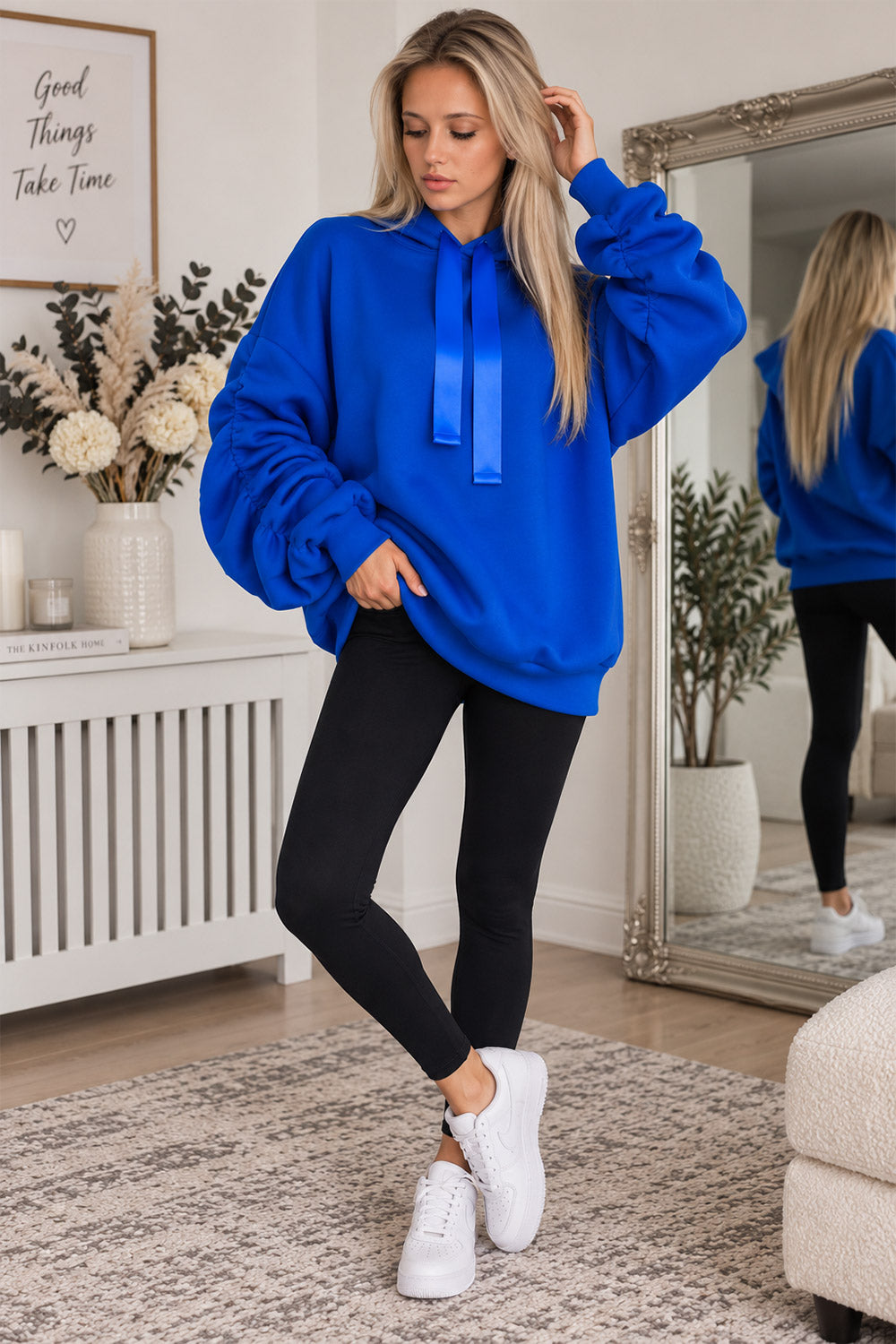 Women's Oversized Ribbon Hoodie | Elvoro