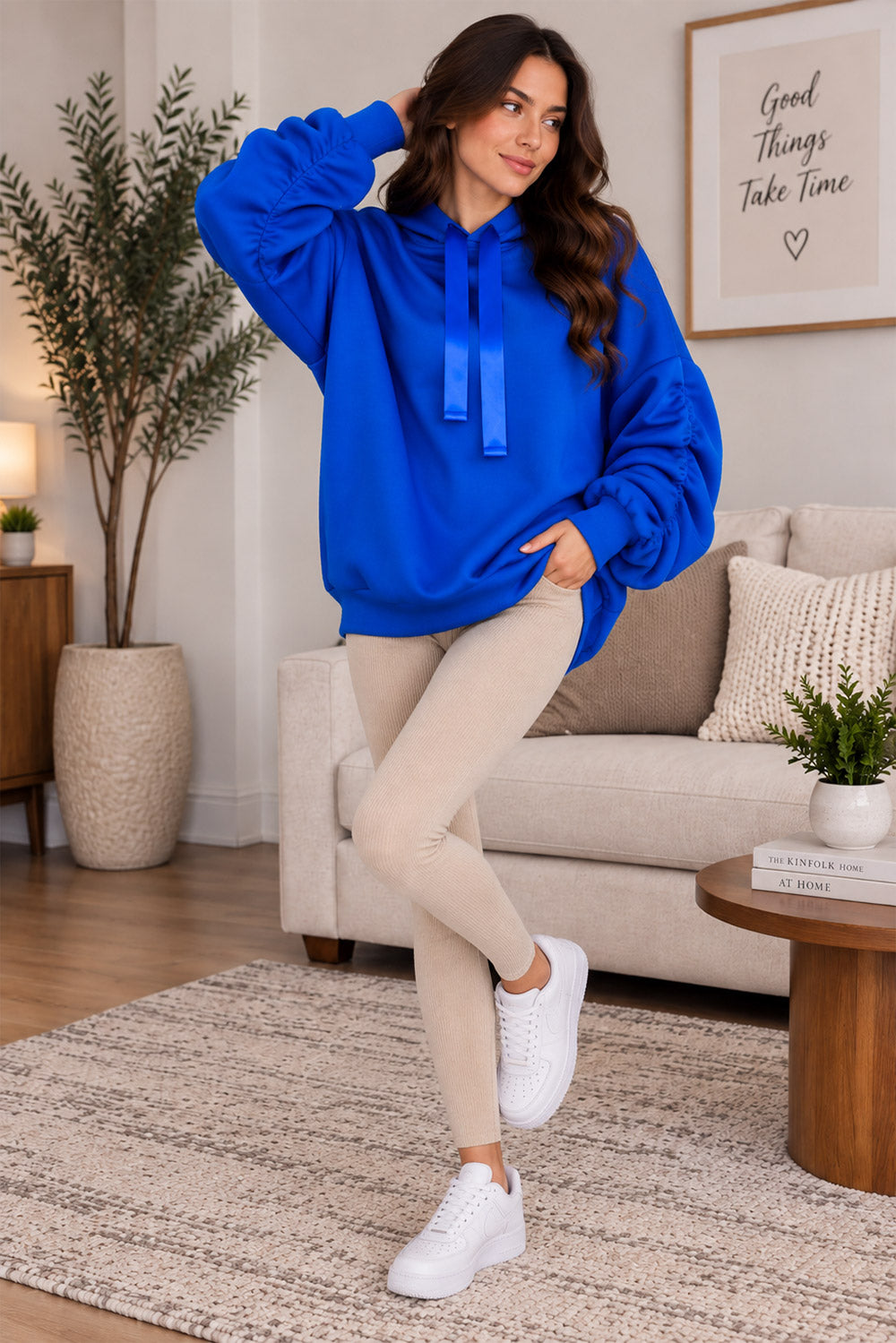 Women's Oversized Ribbon Hoodie | Elvoro
