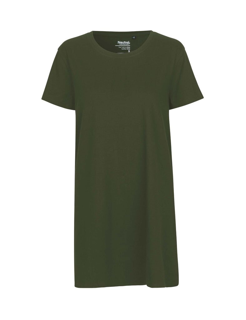 Fairtrade Organic Long Length T-shirt: Womens