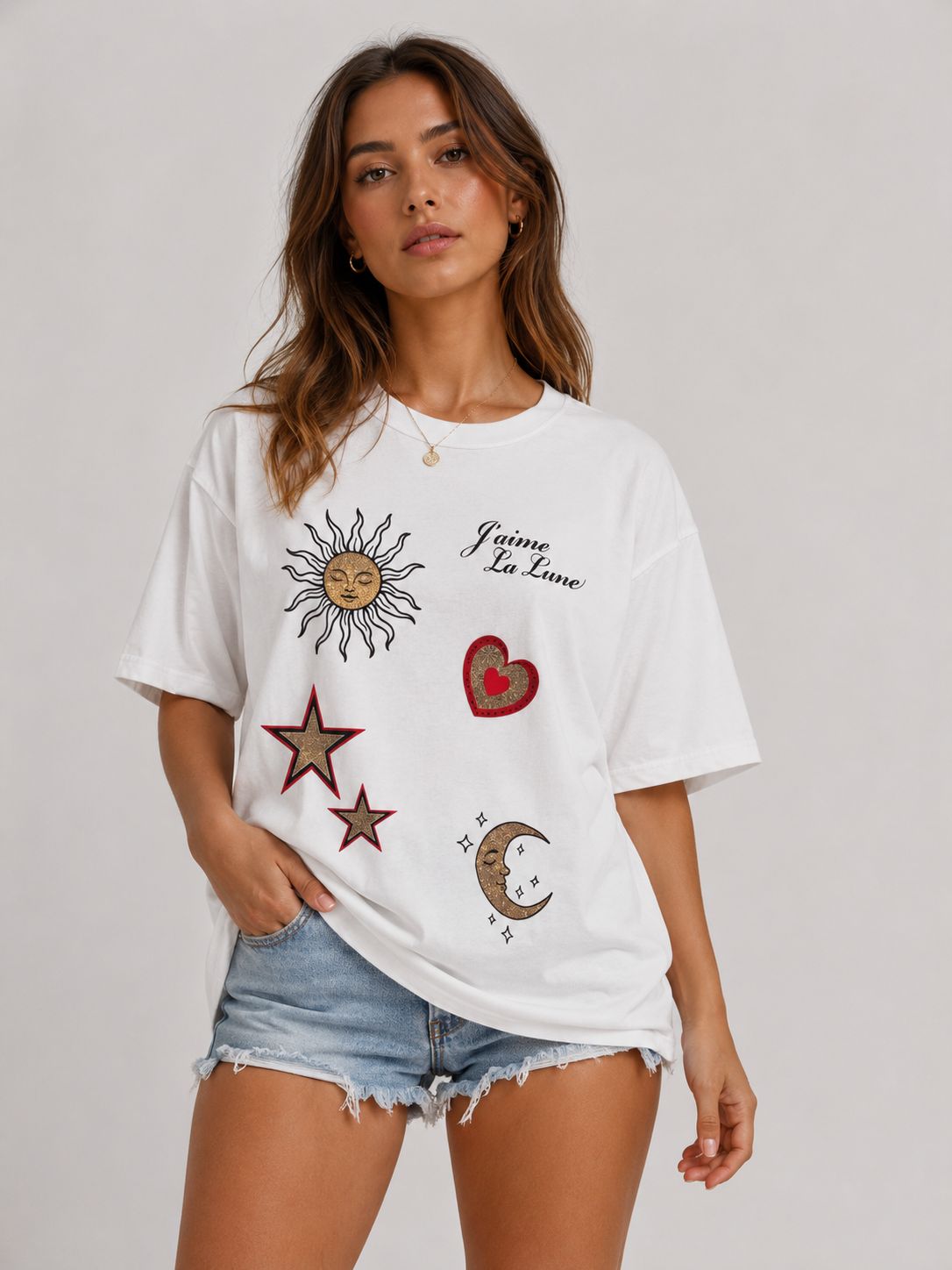 Celestial Inspired Artwork Graphic T-Shirt