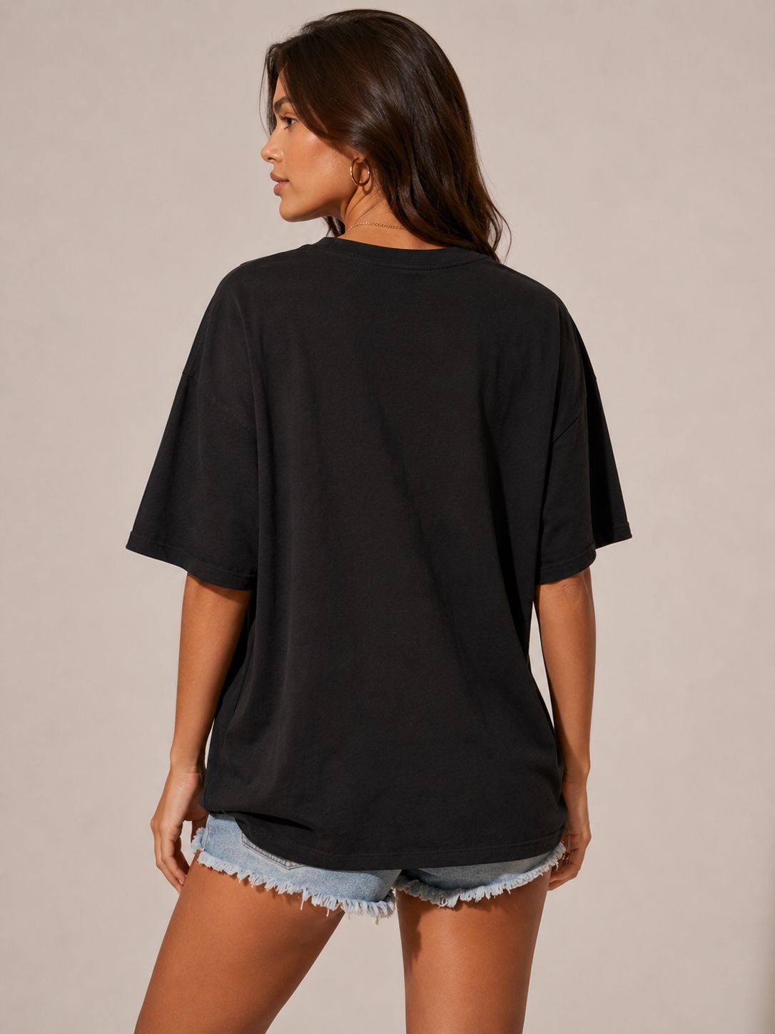 Oversized Graphic Teddy Bear T-Shirt