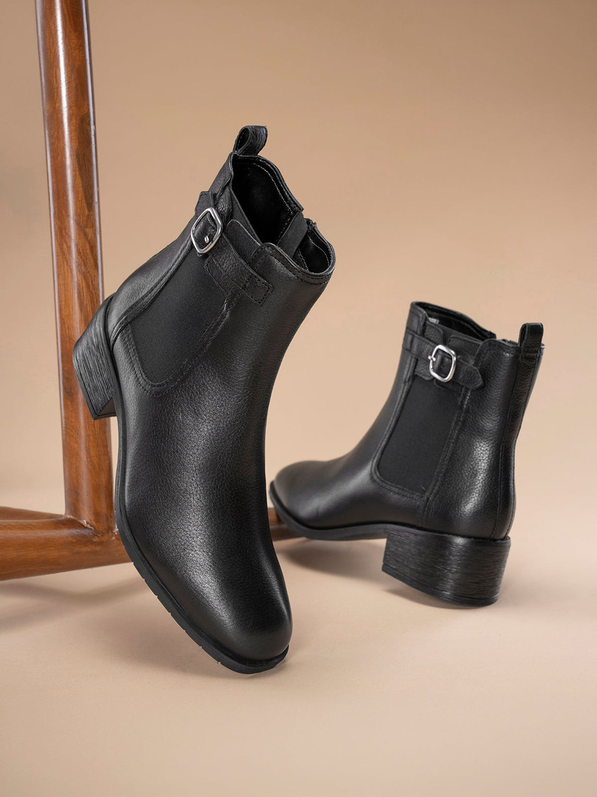 Chelsea Womens Boot with Buckle Detail