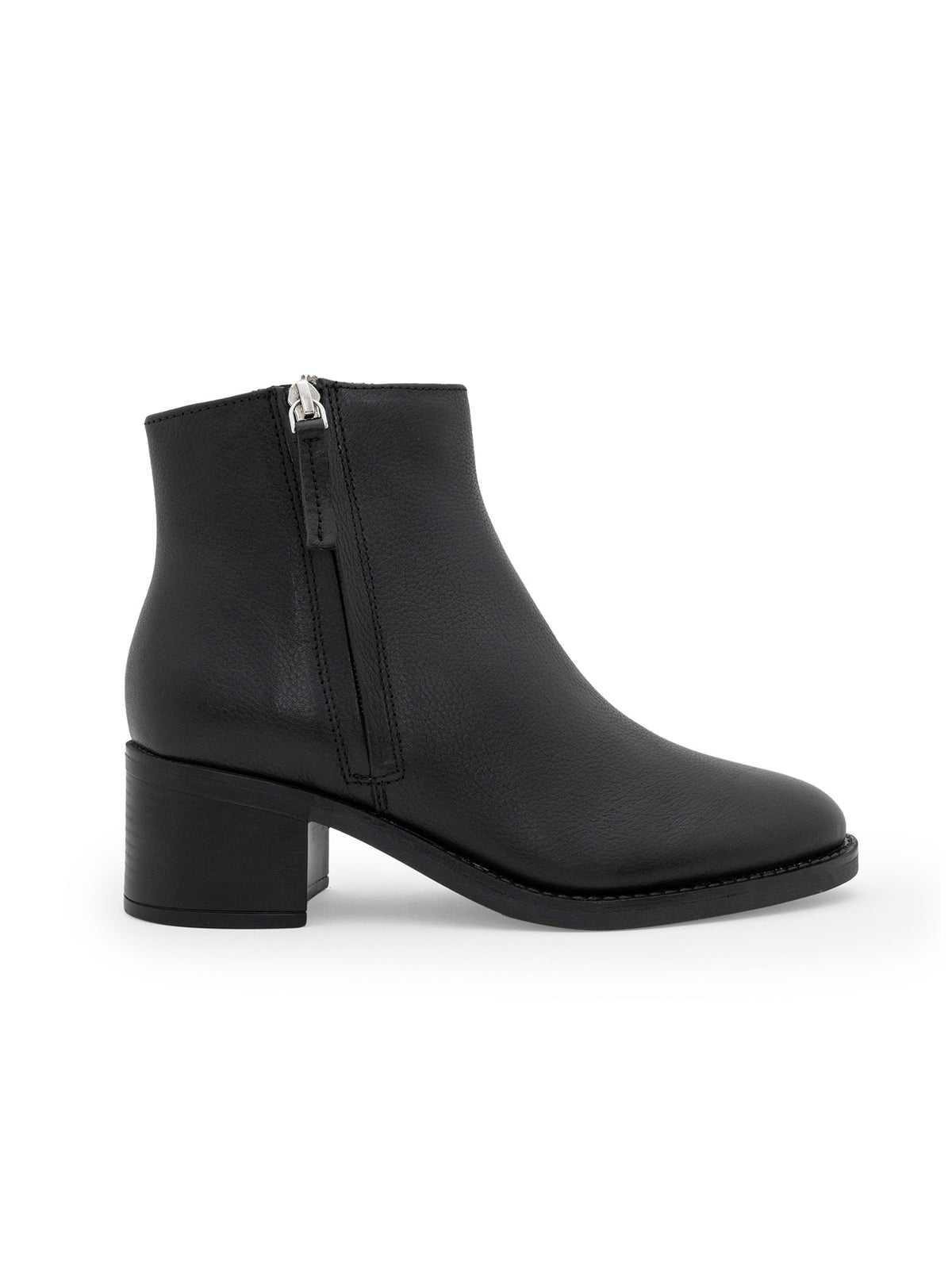 RedTape Leather Boot with Zip Closure