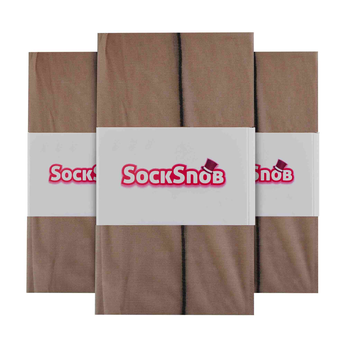 3 Pair 40 Denier Seamed Ultra Sheen Ladies Tights with Line Up the Back