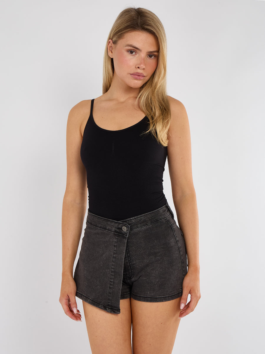 High Waisted Denim Shorts