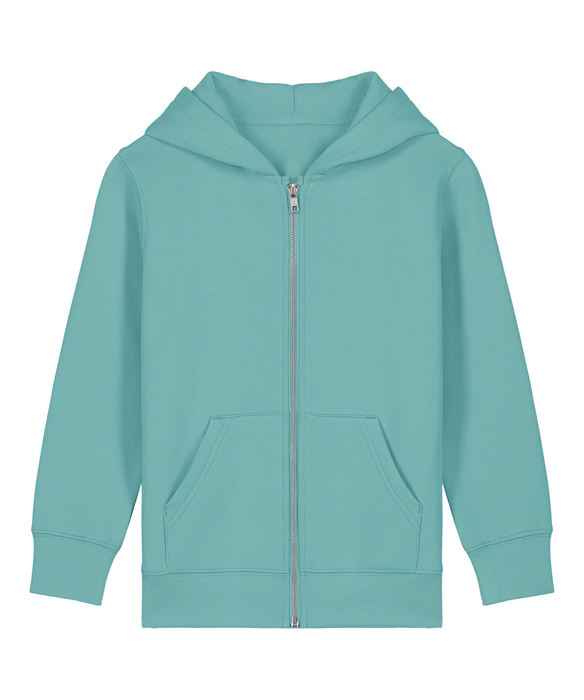 Organic Colours Kids Zipped Hooded Sweatshirt