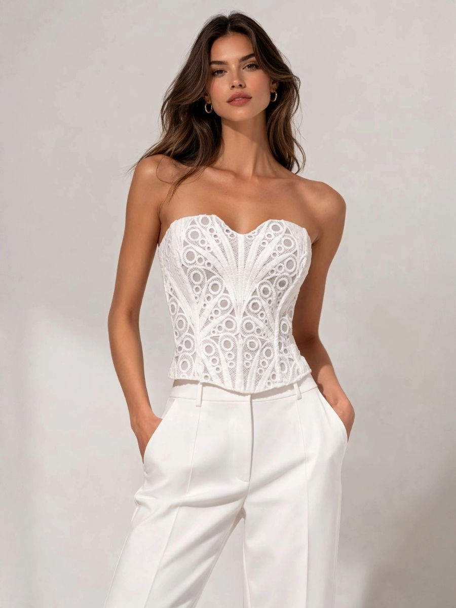 Lace Bustier Corset Top