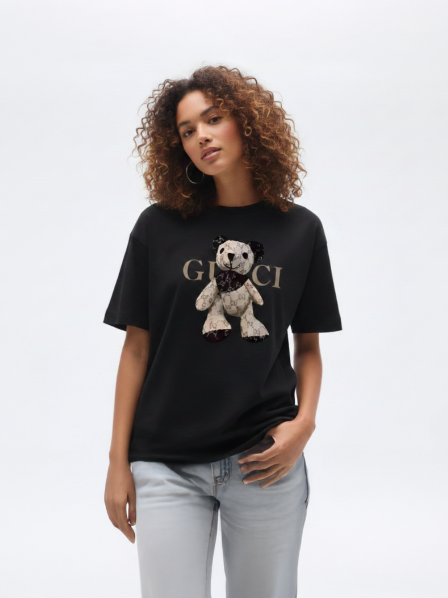 Teddy Graphic Printed T-Shirt