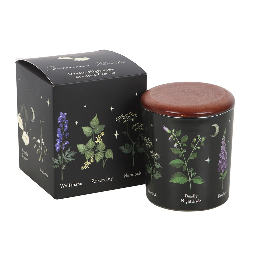 Gothic Gifts Deadly Nightshade Poisonous Plants Scented Candle