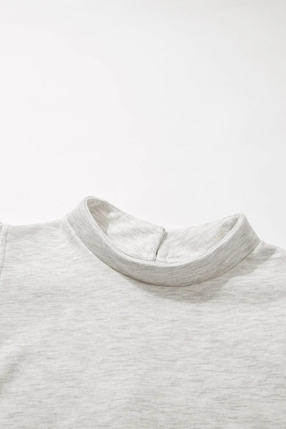 White Flutter Sleeve Crew Neck Dress