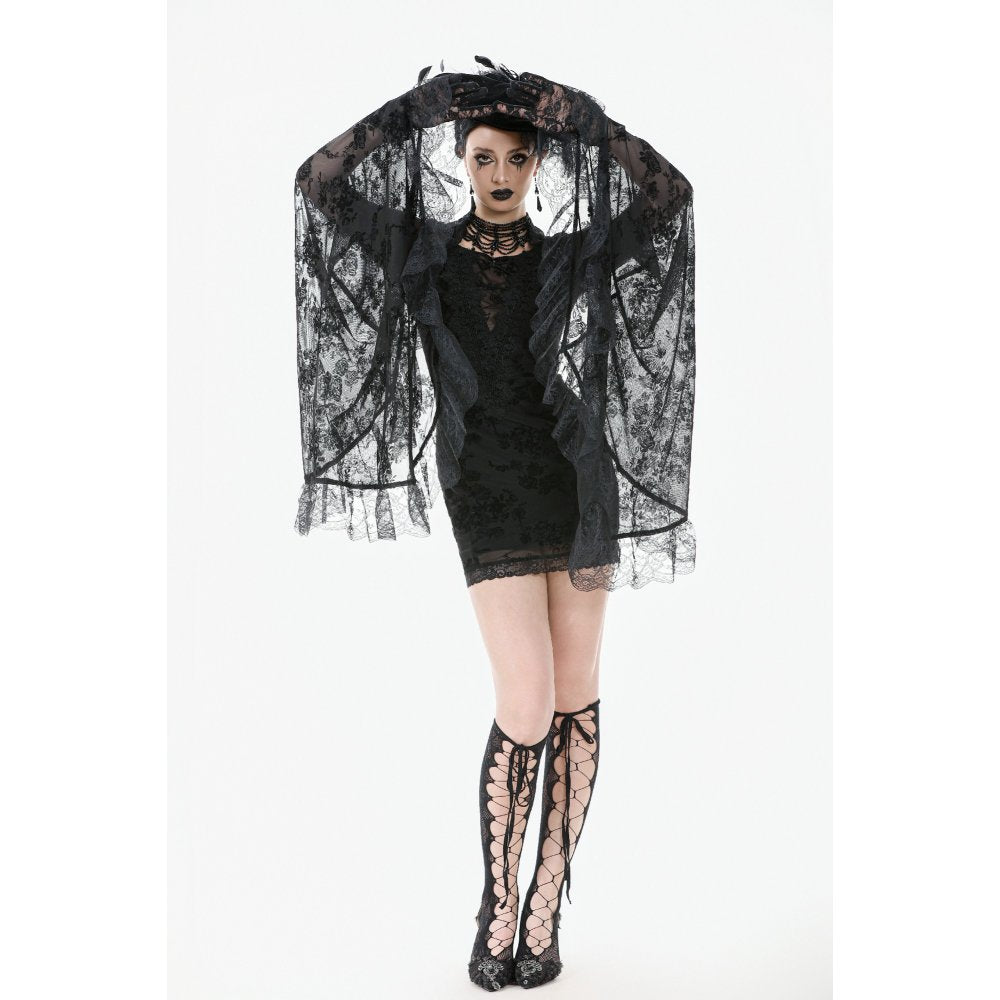 Dark in Love Minerva Bell Sleeve Lace Dress