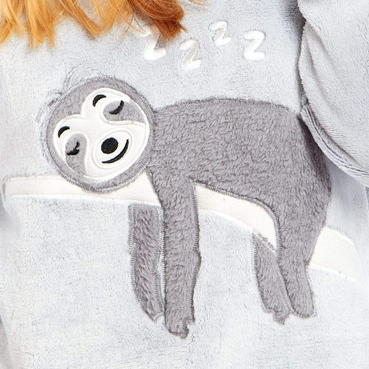 Matching Mother & Daughter Sloth Fleece Pyjamas | Elvoro