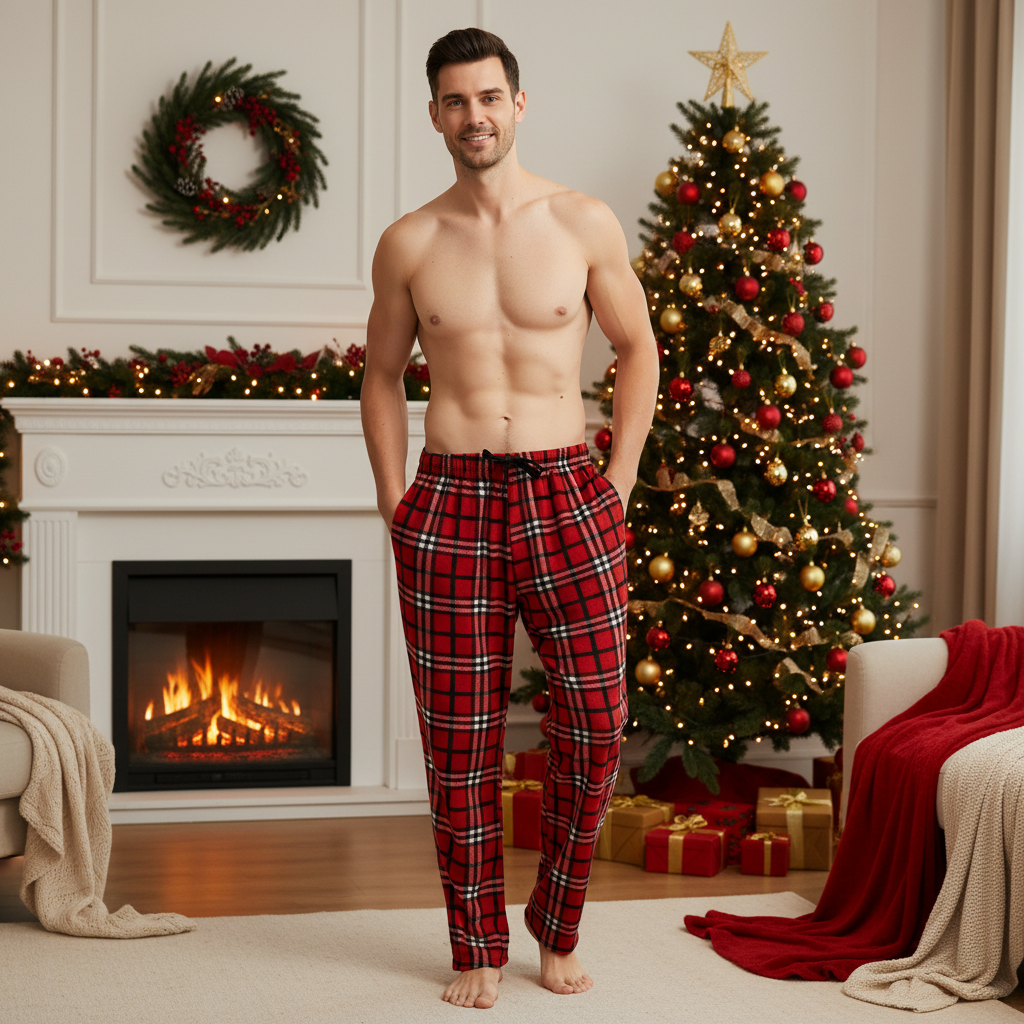 Men's Fleece Pyjama Bottoms