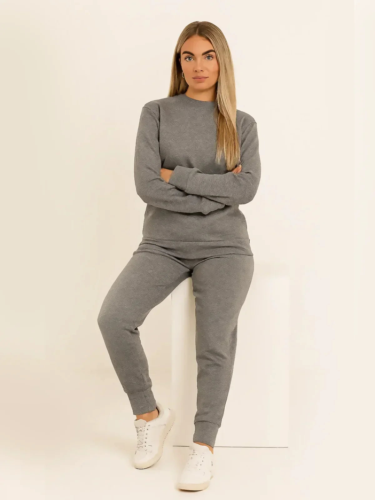 Ladies Long Sleeve Plain Set