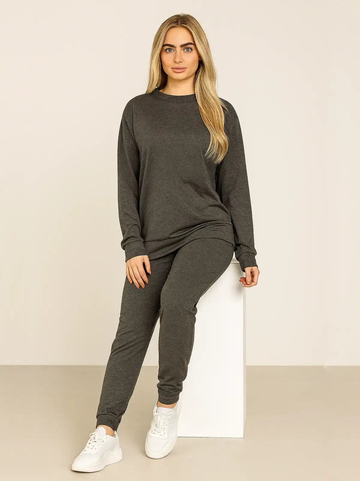 Ladies Long Sleeve Plain Set