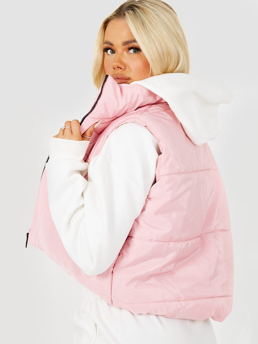 Padded Cropped Gilet