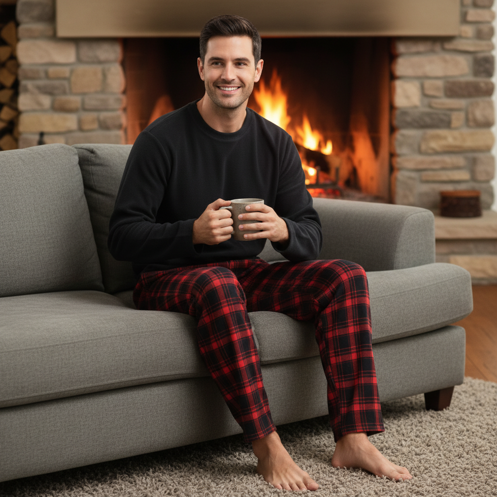 Men's Thermal Fleece Lounge Set
