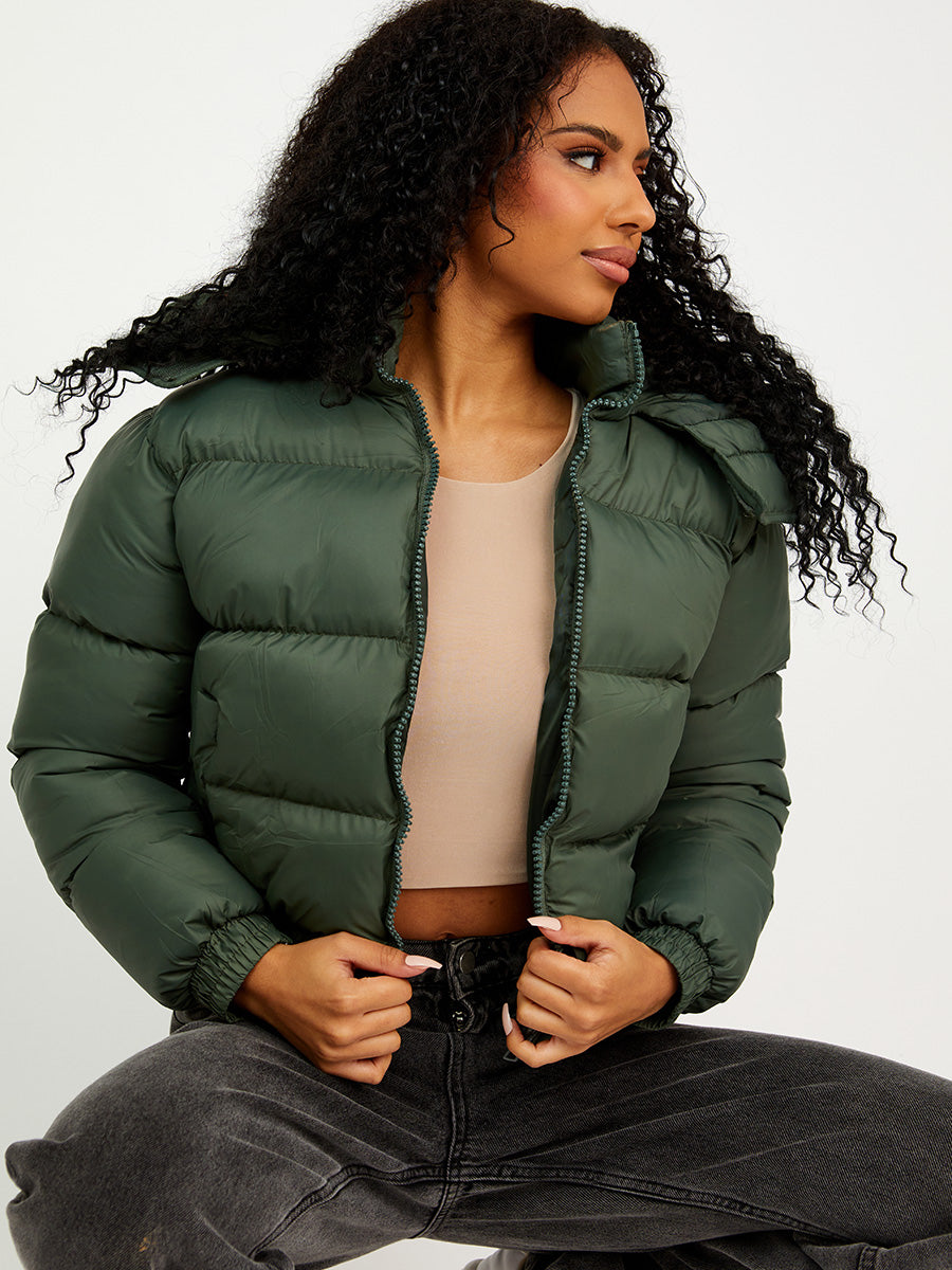 Hooded Padded Puffer Jacket