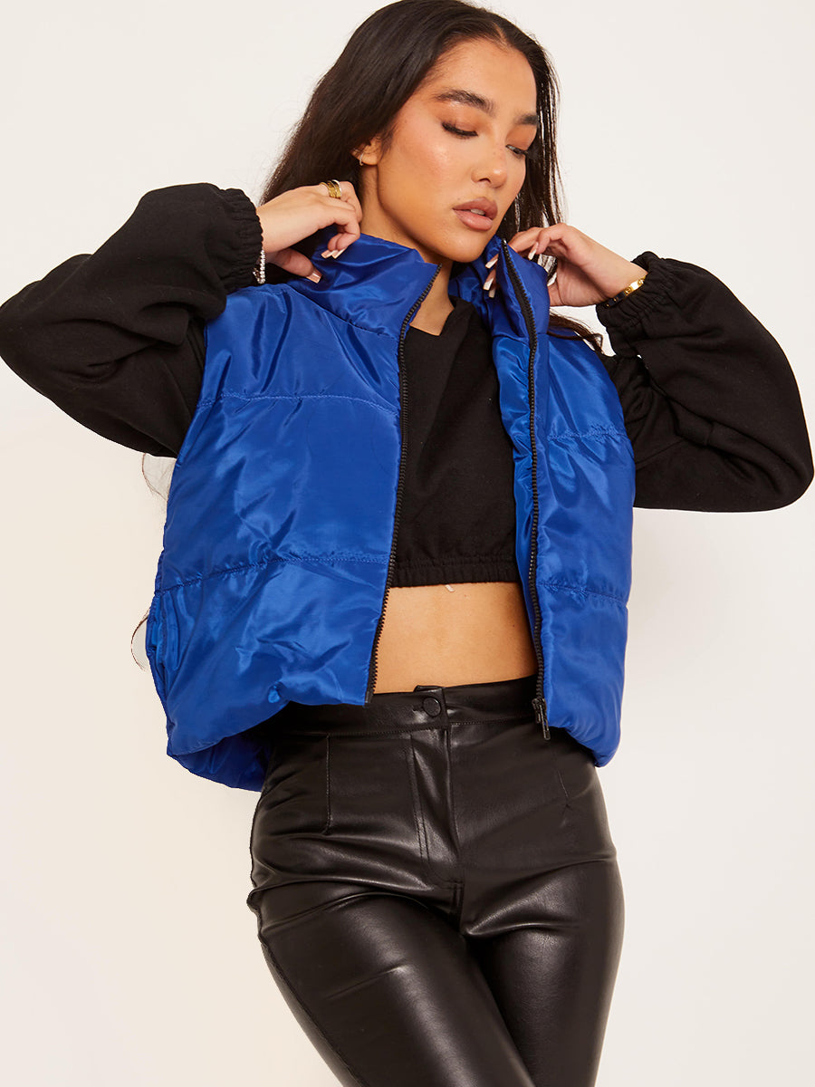 Padded Cropped Gilet