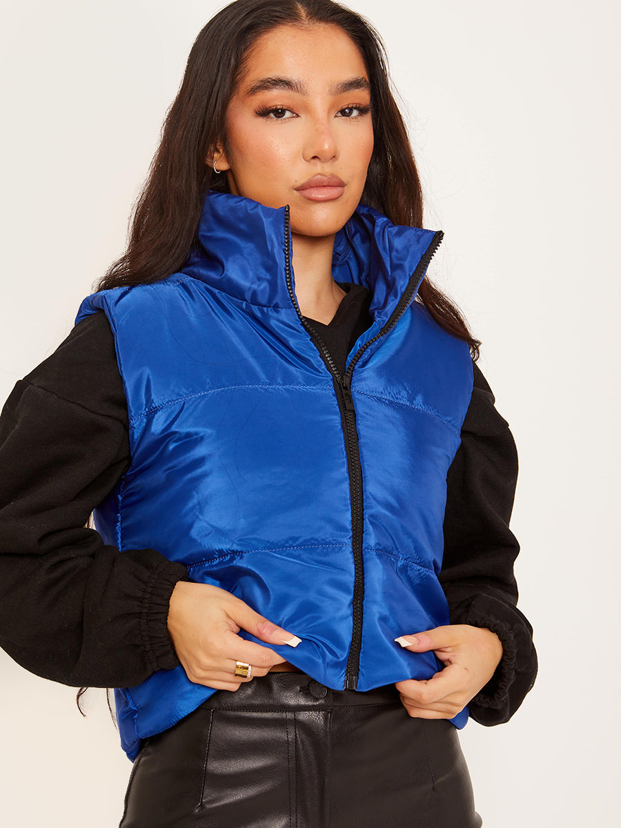 Padded Cropped Gilet