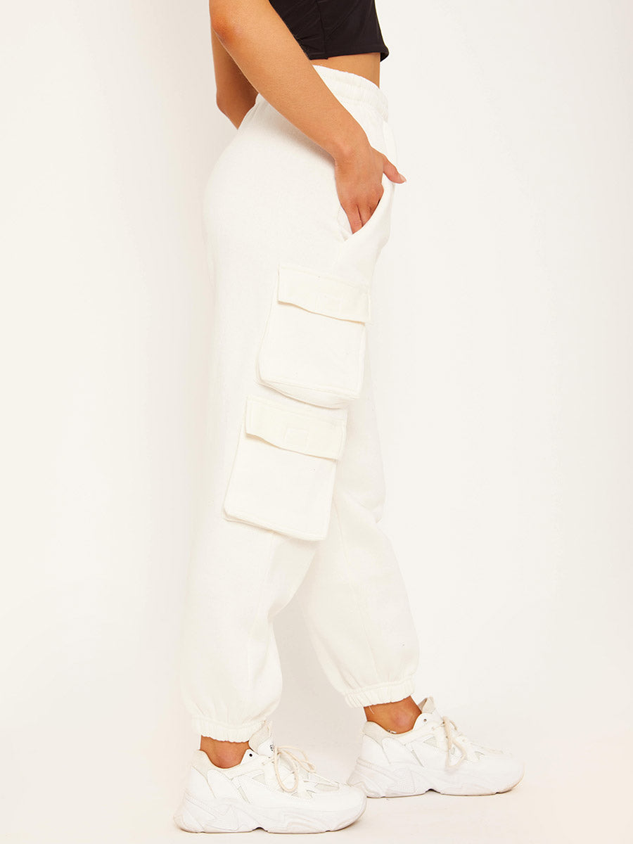 Utility Pocket Fleeced Cargo Jogger
