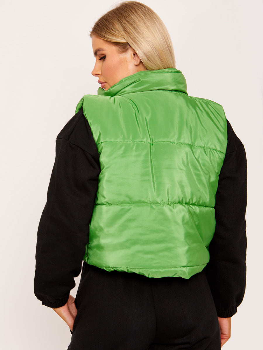 Padded Cropped Gilet
