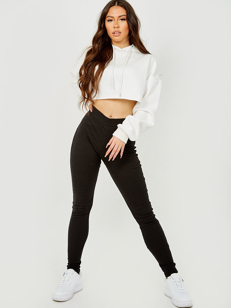 Seam Detail Ribbed Leggings