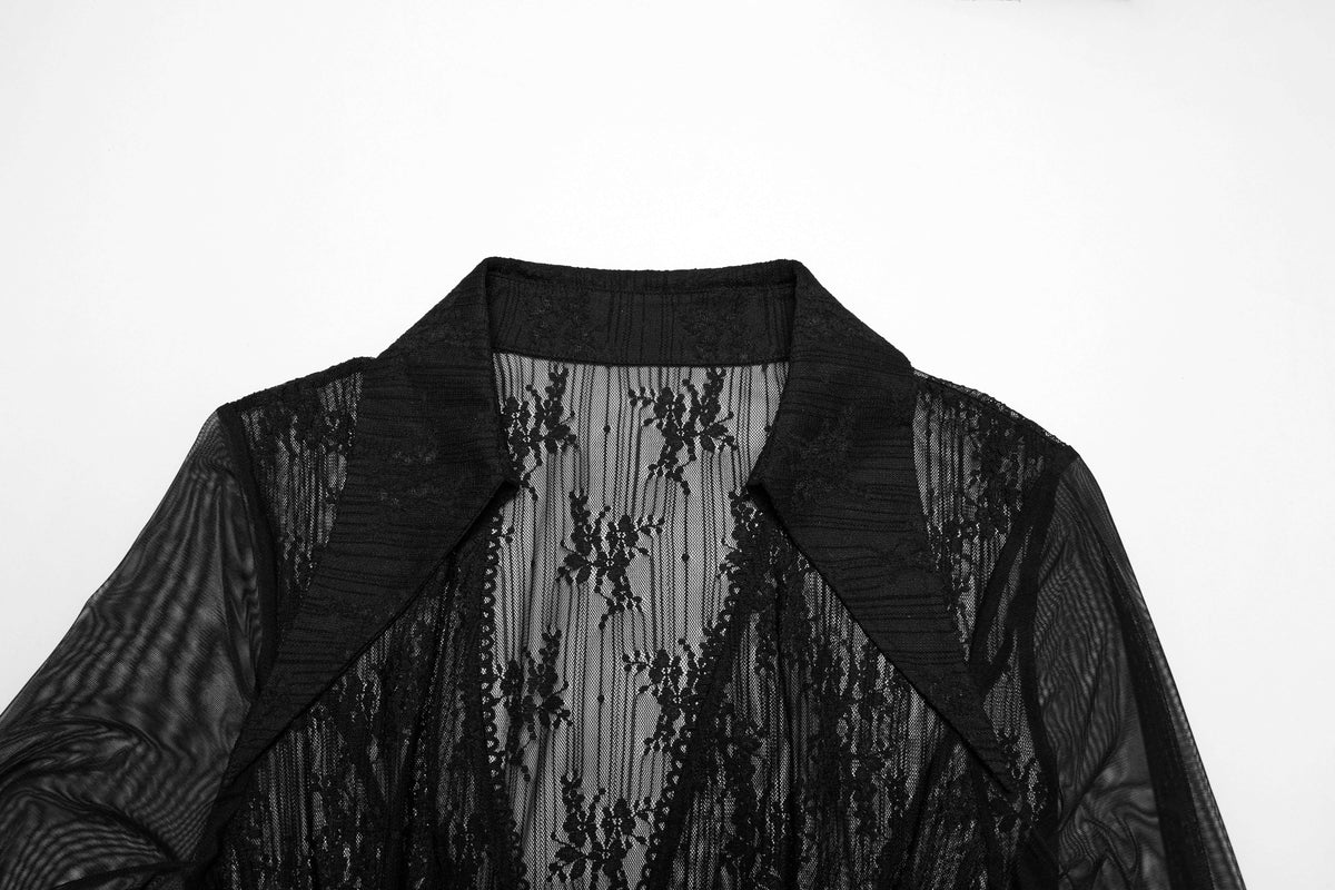 Punk Rave Tau Lace Cardigan