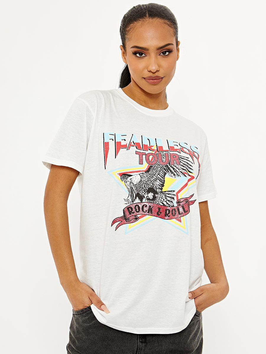 Fearless Tour Graphic Printed T-Shirt