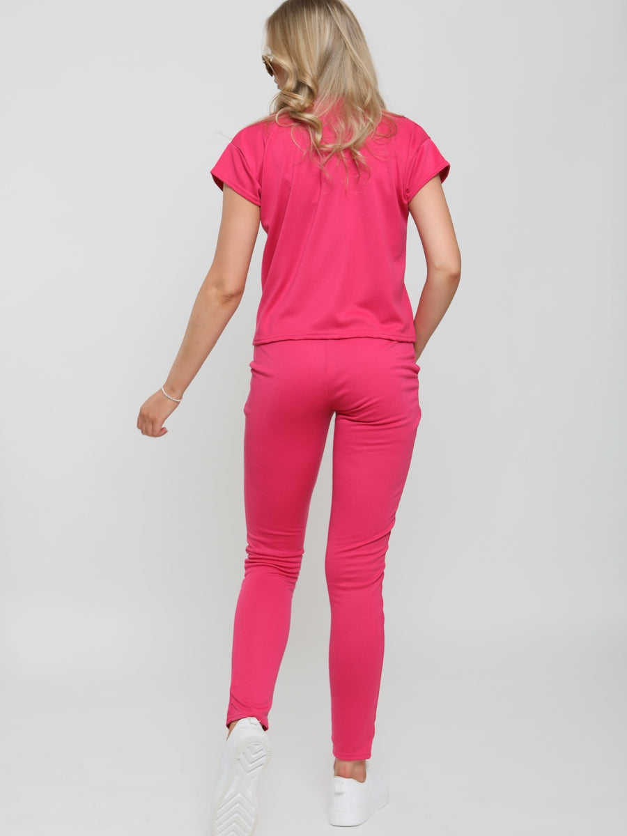 Samira Short Sleeve Boxy Loungewear Co-ord
