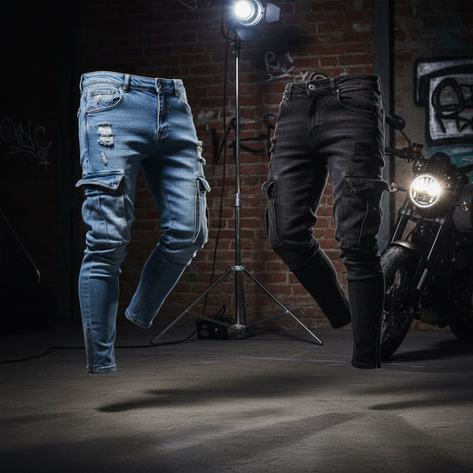 Men’s Cargo Denim Jeans