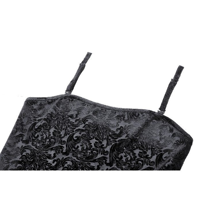 Dark in Love Freya Dark Embossed Velvet Camisole