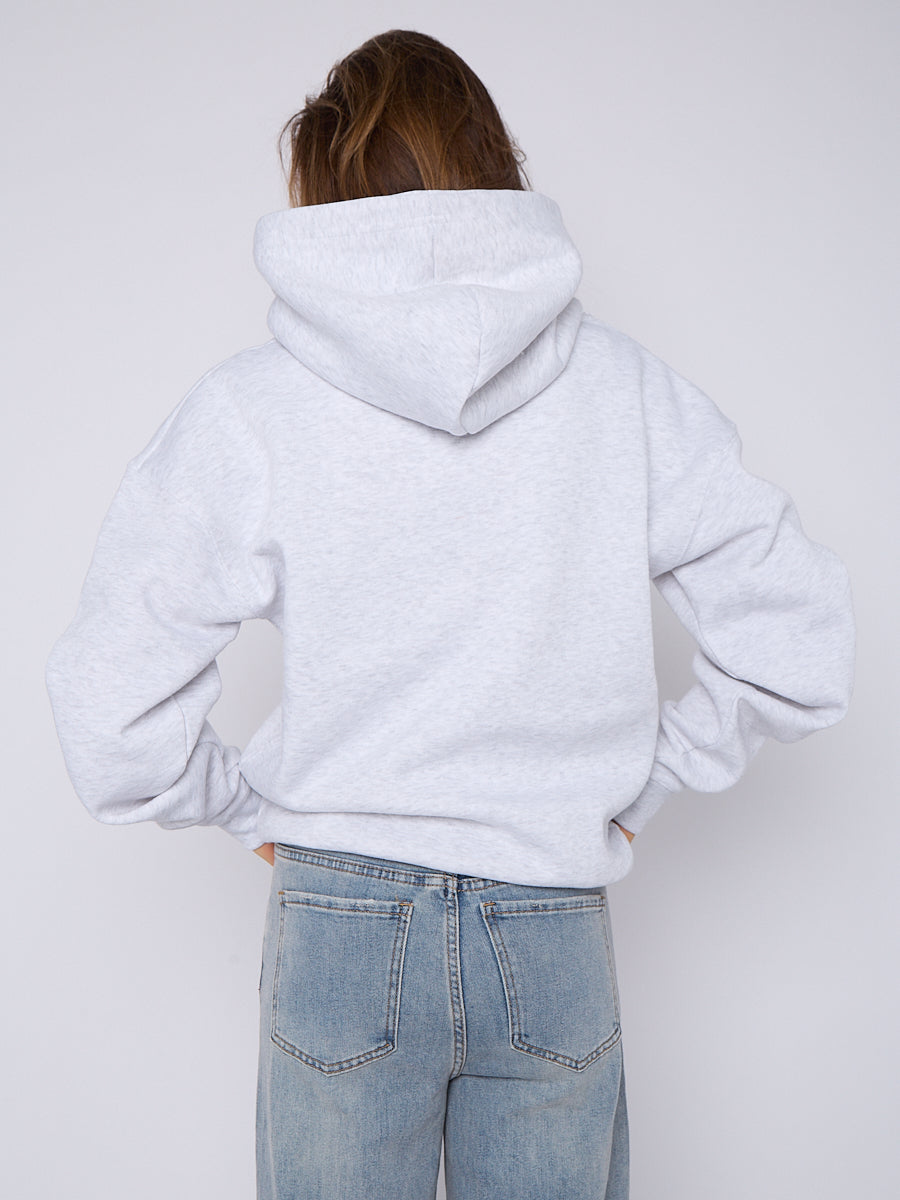 Oversized Plain Fleeced Hoodie