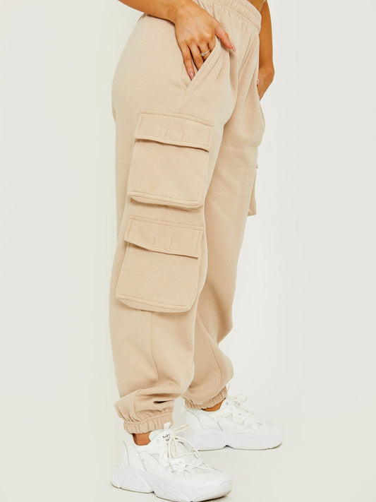 Utility Pocket Fleeced Cargo Jogger