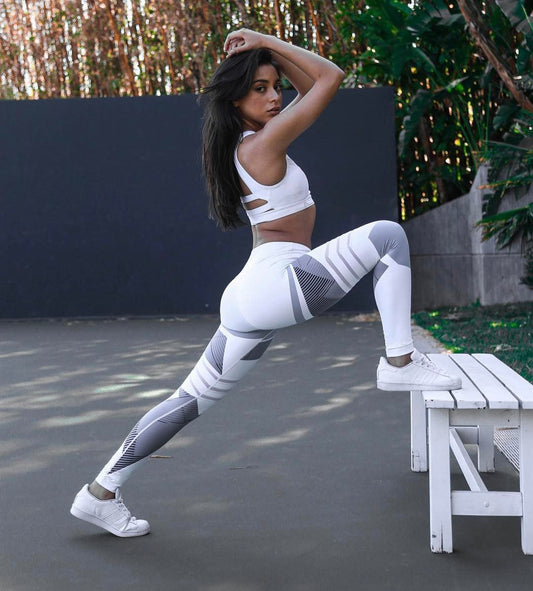 Women's Reflective Sports Yoga Pants - Fitness Leggings