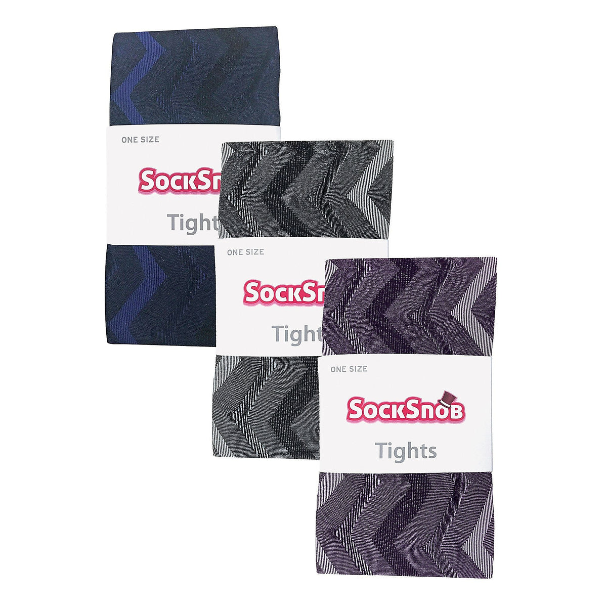 3 Pair Multipack Ladies 80 Denier Tights | Soft Patterned Tights