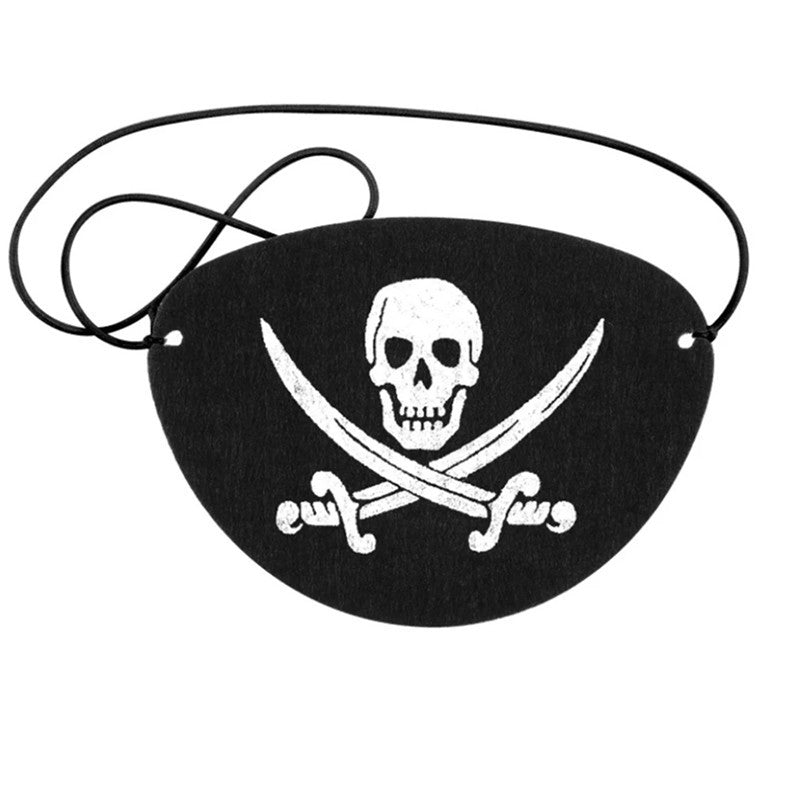 New Halloween Pirate Eye Mask Caribbean Pirate Hat Dress Up