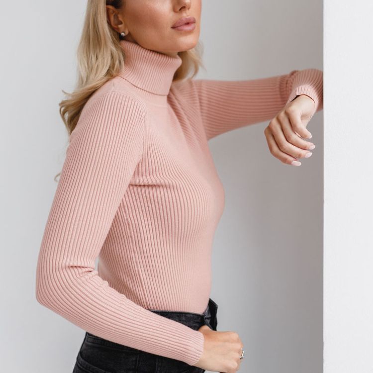 Women's Knitwear Turtleneck Pullover