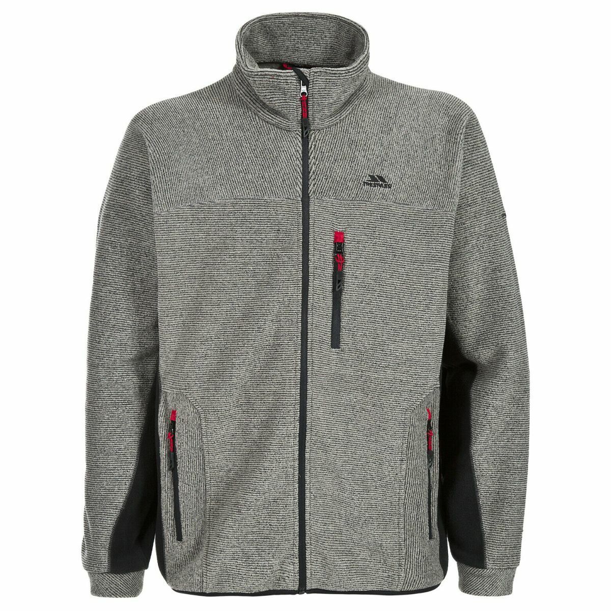 Mens Jynx Heavyweight Full Zip Fleece Jacket with Rib Effect