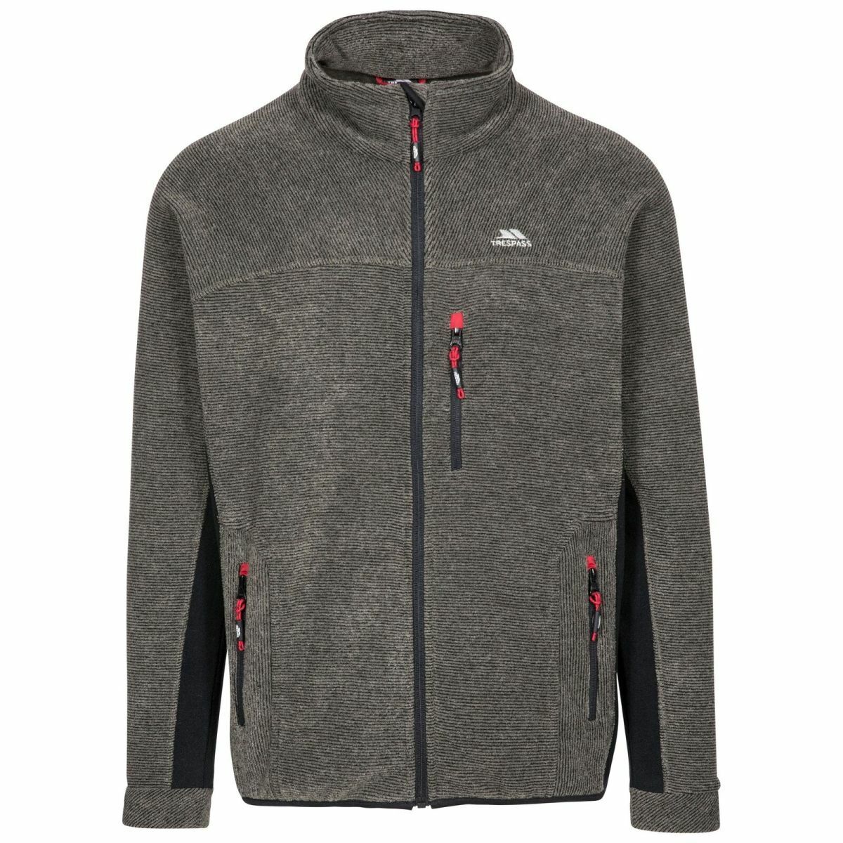 Mens Jynx Heavyweight Full Zip Fleece Jacket with Rib Effect